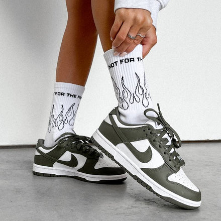 Not For The Faint Hearted Socks - White