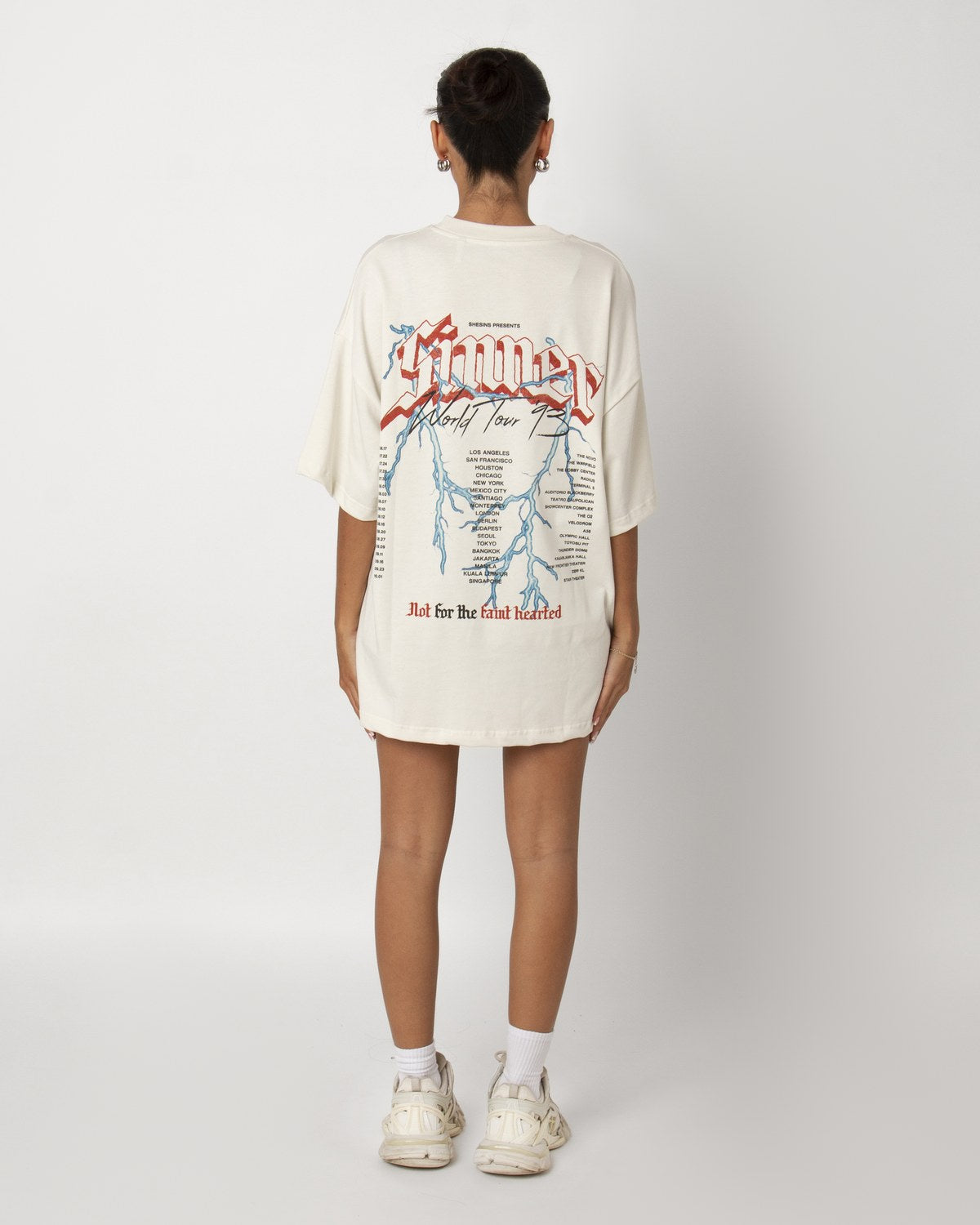 Sinner World Tour Tee - Vintage White - 1