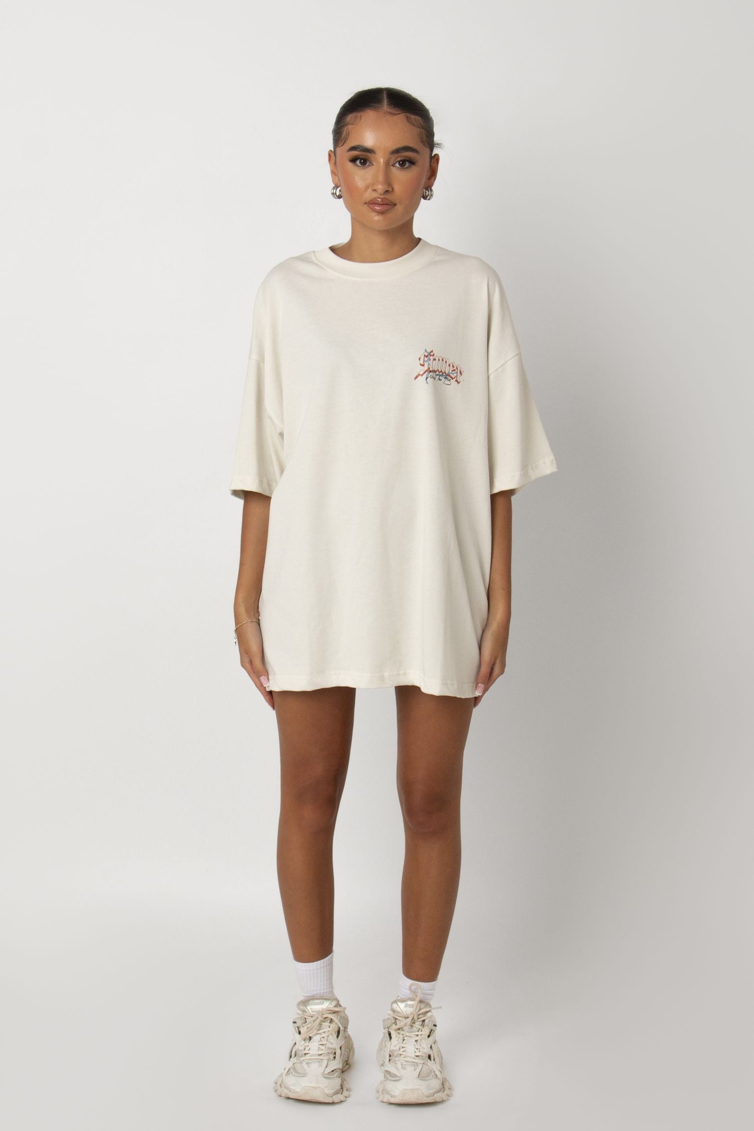 Sinner World Tour Tee - Vintage White - 3