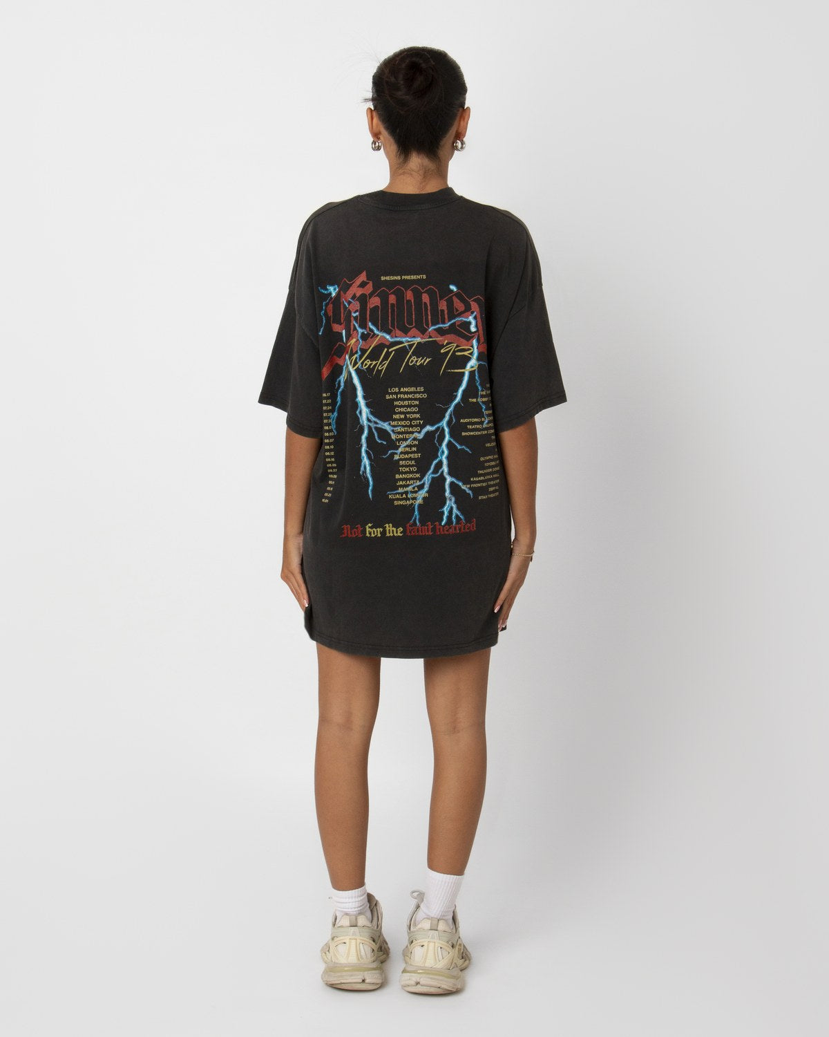 Sinner World Tour Tee - Washed Black - 2