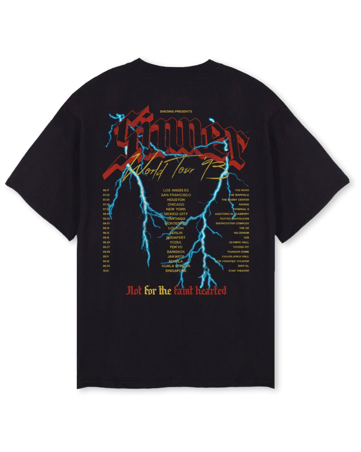 Sinner World Tour Tee - Black