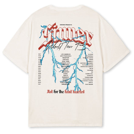 Sinner World Tour Tee - Vintage White