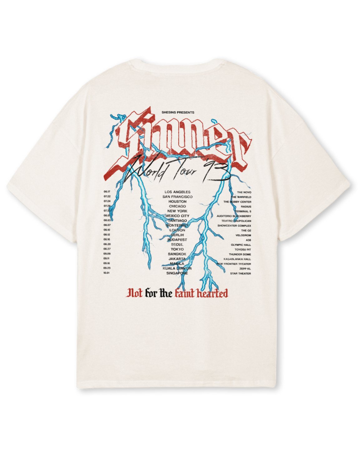 Sinner World Tour Tee - Vintage White