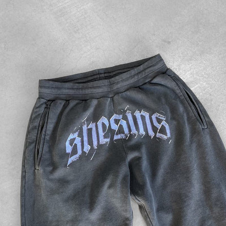 Old English Sweatpants - Washed Black
