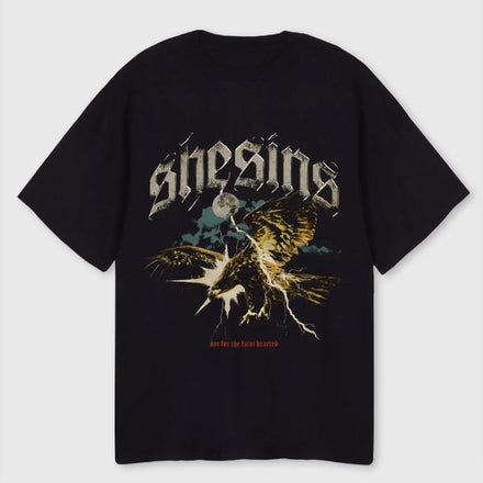 Vintage Eagle Tee - Black